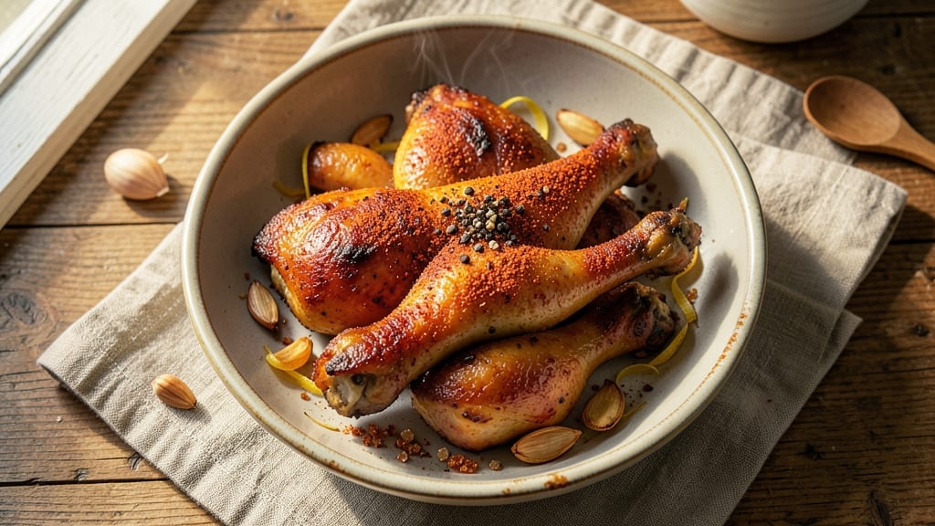 Air Fry Chicken Leg Quarters Recipe: Juicy Dark Meat With Crispy, Spice-Rubbed Skin