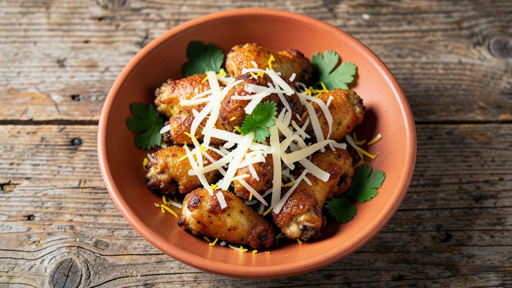 Italian Chicken Wings Recipe: Crispy Parmesan Crunch With Lemon-Garlic Zing