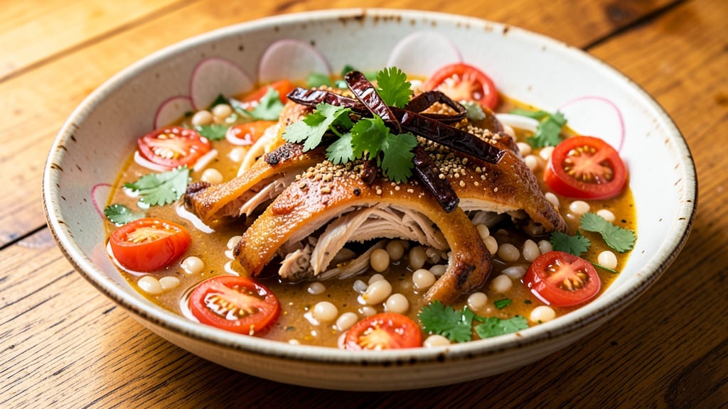 Juanita's Chicken Pozole Recipe: Smoky Corn and Chicken Stew With Homestyle Warmth